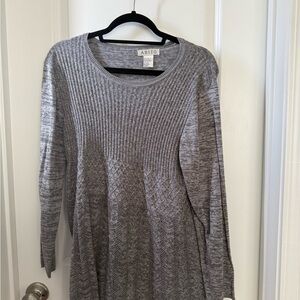 Gray Women's Crew Neck Sweater